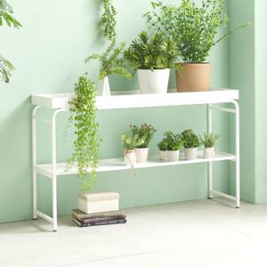 스틸큐브 2단 화분정리대 인테리어화분대 화분선반 2colors