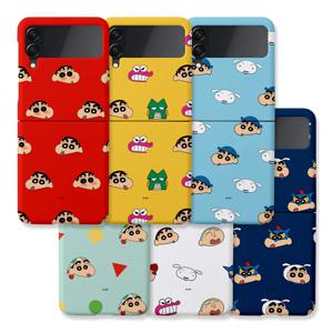 짱구 페이스 패턴 슬림케이스 갤럭시 Z 플립3