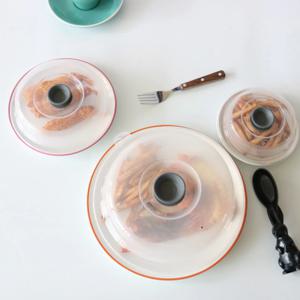 국산 전자레인지 뚜껑 덮개 푸드커버 3P SET/그레이 아이보리