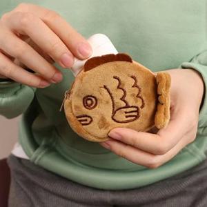 귀여운 붕어빵 미니 손목 동전 지갑