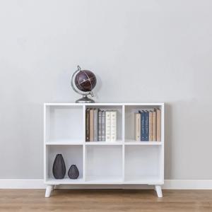 그릿 아이방 슬림 오픈형 가로세로 6칸 아기 책장