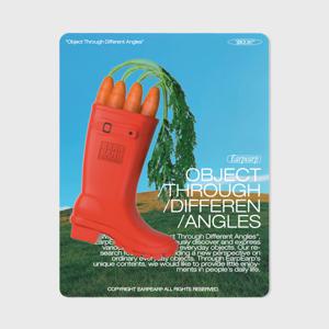 CARROT INSIDE RAINBOOTS-RED(마우스패드)