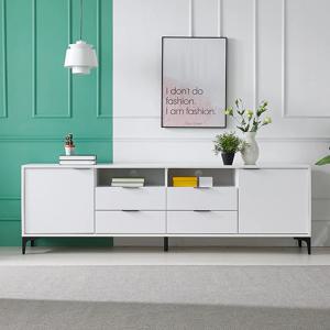 플럼 2100 3단 오픈형 거실장 4colors