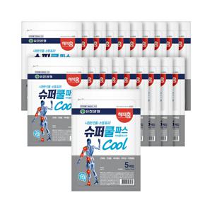슈퍼쿨파스(5매) x 20개