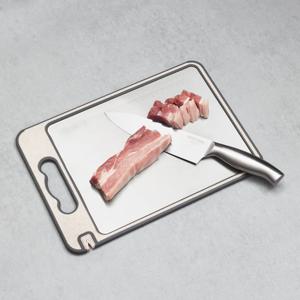 스텐 칼갈이 양면 도마 37x25cm