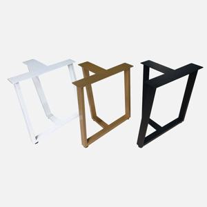 T자 우드슬랩 통원목  식탁 테이블다리 철제다리 DIY  3colors 개당판매