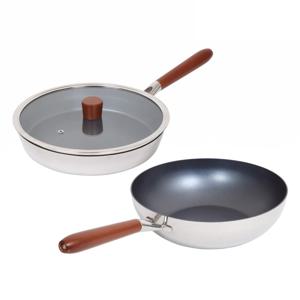 파인우드 옥토퍼스코팅 통5중 IH인덕션 28cm 프라이팬 3종세트 (F28+W28+C28)