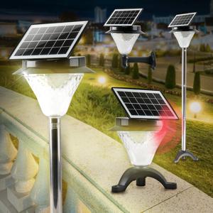 태양광 LED 정원등 128구 감지형 센서등 가로등 태양열 야외 led조명 실외등 잔디등