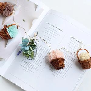 폼폼 미니바구니 가랜드