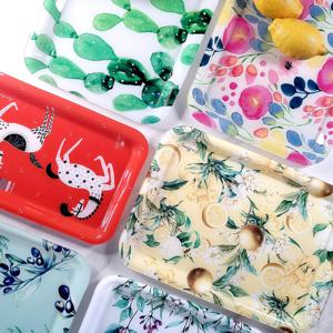 고광택 아크릴 아트 트레이 쟁반 플레이트 모음