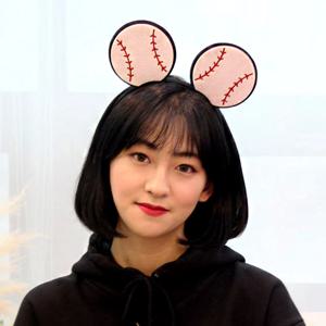 주문제작 빅사이즈 쥐돌이머리띠 (야구,농구,축구,배구)