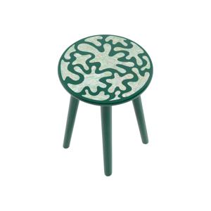 Floral Jagae Stool 플로럴 자개 스툴 의자