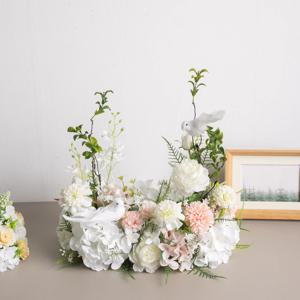 피어리스 수국센터피스&비둘기 40cm 교회 강대상 장식 부활절 사순절