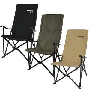 캠핑 접이식 휴대용 경량 롱 릴렉스 체어 블랙 프레임