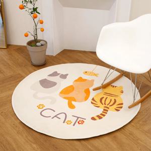 포인트 원형 러그 키즈 유아 아이방 아기 카페트 E타입 2size