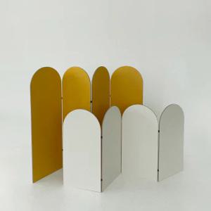 컬러 양면 자작 아치형 파티션 침대 헤드보드 병풍