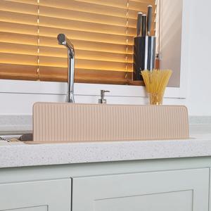 실리콘 싱크대 물막이 물튀김방지 가림막 높이 10cm