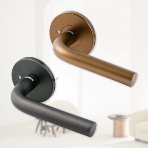 도무스 AL950 심플 라운드 핀타입 방문손잡이 2Color