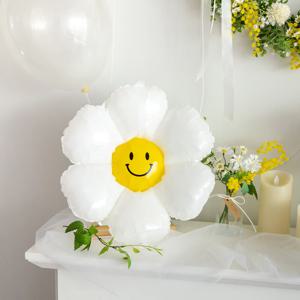 해피데이지 벌룬 모양풍선 데이지풍선 돌 생일 파티풍선