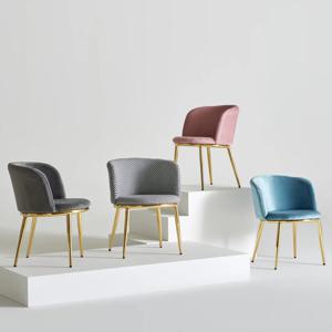 로지 골드벨벳 카페 디자인체어 4colors
