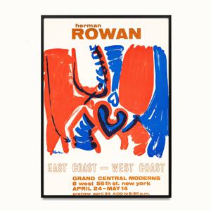 ROWAN 빈티지 작가 포스터 액자 인테리어 아트 실사 여행 모던 감성 인쇄 출력