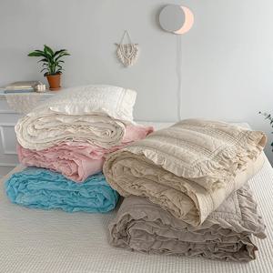 NEW 케렌시아_60수아사_스프레드 패드 겸 여름 줄누빔이불 (S,Q,K)(5colors)