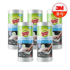 빨아쓰는 다용도 행주 롤타입(40매) 5개