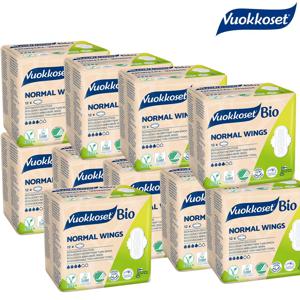 유기농 순면 생리대 노말윙 (중형) 12P 10팩