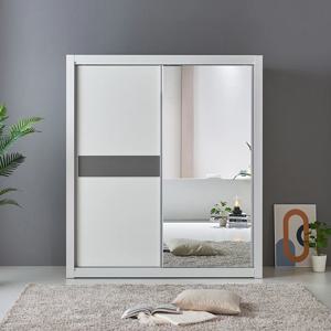 벨리더스 슬라이딩 옷장 7자 B형 서랍포함