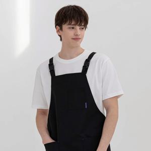 이니셜 각인 나만의 방수 H스트랩 앞치마 (블랙)