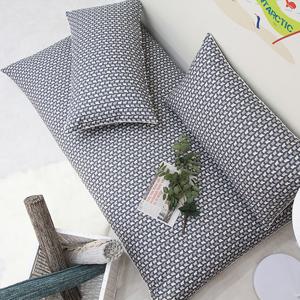 스위트베어 -푹신한 국내생산 대방석 대쿠션 좌식쇼파 커버 (바닥쿠션커버1+등쿠션커버2)