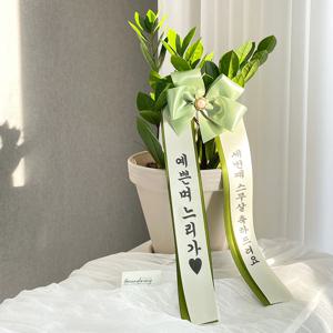 리본 글씨문구 집들이 환갑 축하 리본 인쇄