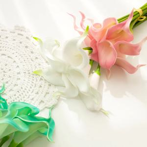 카라 조화부케 8송이 한다발 3color