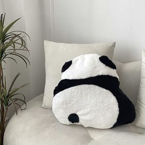 판다 뒷모습 등쿠션 귀여운 동물 방석 베개 대형 애착 인형