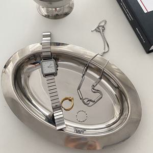 타원 주얼리 반지 화장대 정리 트레이 향수 감성 데스크 인센스 디퓨저 악세사리 오브제