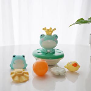 해피프로그 개구리 물놀이 욕조 장난감 아기 목욕놀이 완구