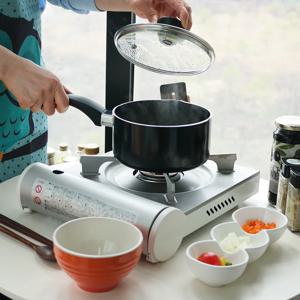 오스벨 베이직 밀크팬 라면 편수 이유식 소스 냄비 16cm 뚜껑 세트