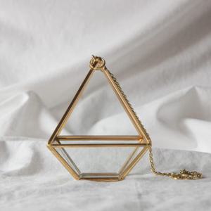 테삼각골드 행잉화분