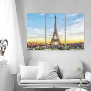캔버스 풍경액자 시리즈 03_Eiffel Tower_3단분할