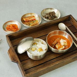 방짜유기 1인 반상기세트 예단 놋그릇세트