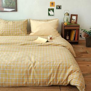 매일덮는 데일리 체크 선염 순면 이불커버 단품 S/Q