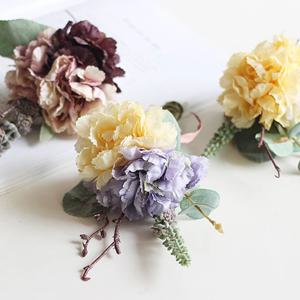 가정의달 카네이션 조화 부토니에 미니부케(3color)