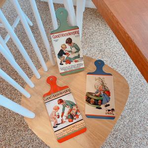 북유럽풍 일러스트 도자기 세라믹 냄비받침 귀여운 홈카페 플레이팅 주방 소품 3color