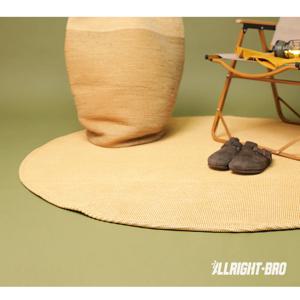 먼지없는 여름용 라탄스타일 러그 워셔블 카페트 원형 1size