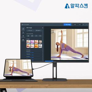 AOC U27V5 4K UHD USB-C 프리싱크 높낮이 무결점