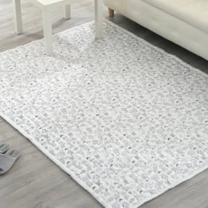 버드송 시어서커 리플 여름 침대패드 겸 카페트 _2color