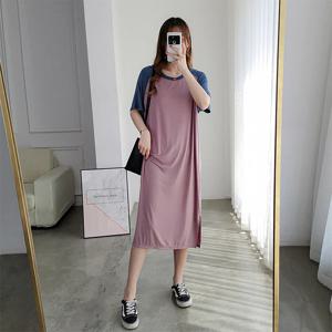 나그랑 반팔 모달 원피스 잠옷 4colors