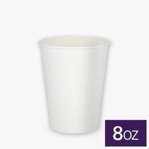 친환경종이컵 무지 8oz (1000개)