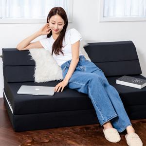 4단 접이식 매트리스 싱글디럭스 소파베드 100x200