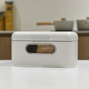 무광 철제 브레드 박스 영양제 브래드 식탁 과자 보관함 정리함 빵 상자